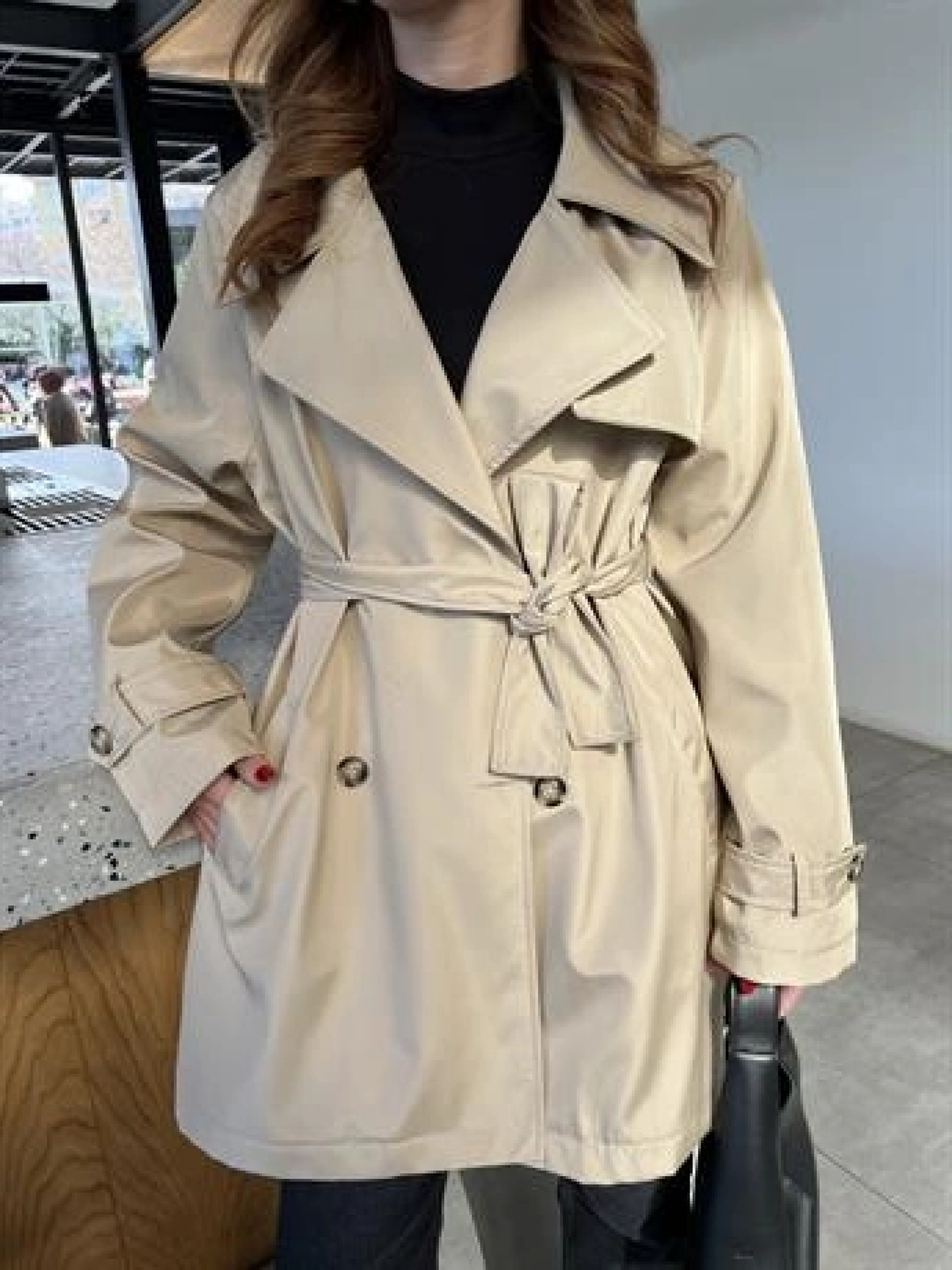Stradi Model Taş Astarlı Trençkot