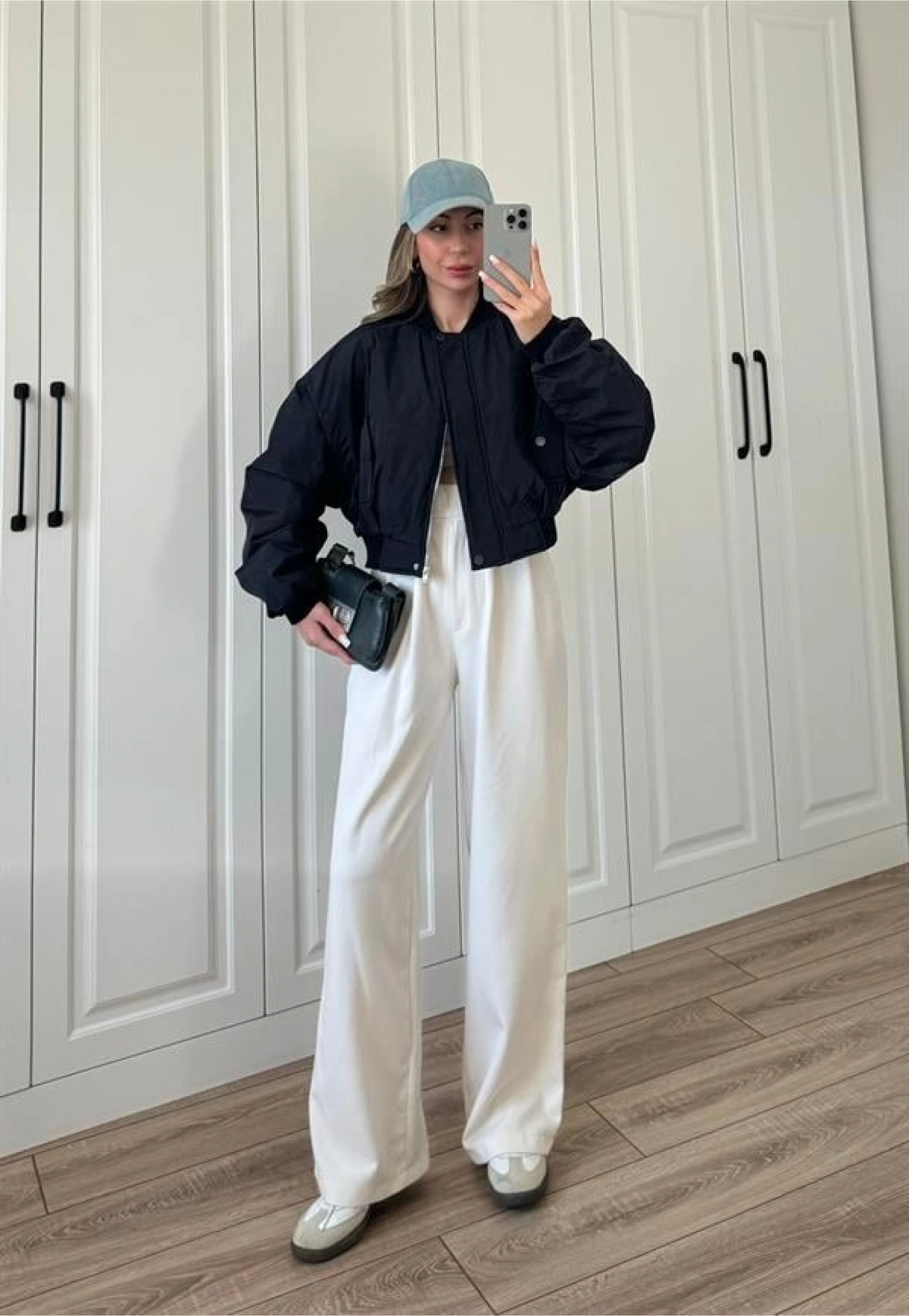 Zr Model. Astarlı Lacivert Bomber Ceket