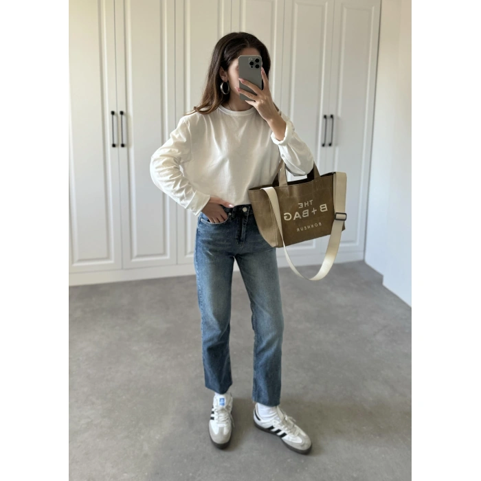 Koyu Mavi Straight Fit Jean