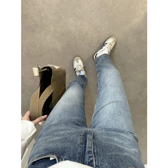 Koyu Mavi Straight Fit Jean