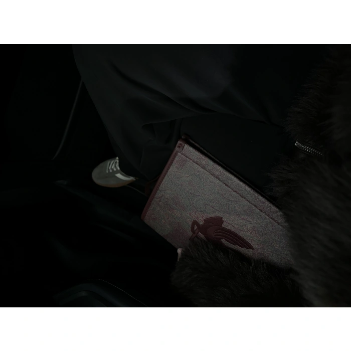 Oversize Premium Astarlı Siyah Yün Kaban