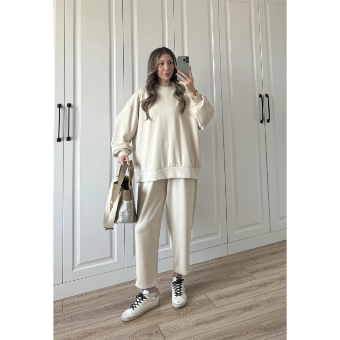 Oysh Kumaş Oversize Taş Spor Takım