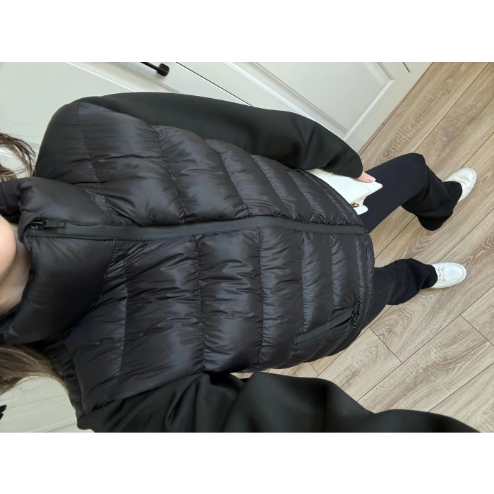 Range Siyah Astarlı Şişme Mont