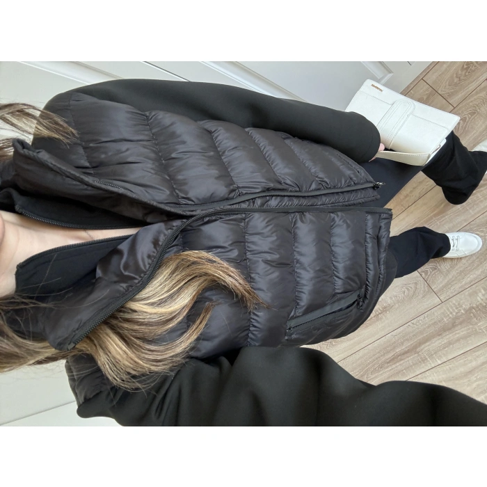 Range Siyah Astarlı Şişme Mont