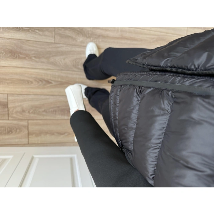 Range Siyah Astarlı Şişme Mont