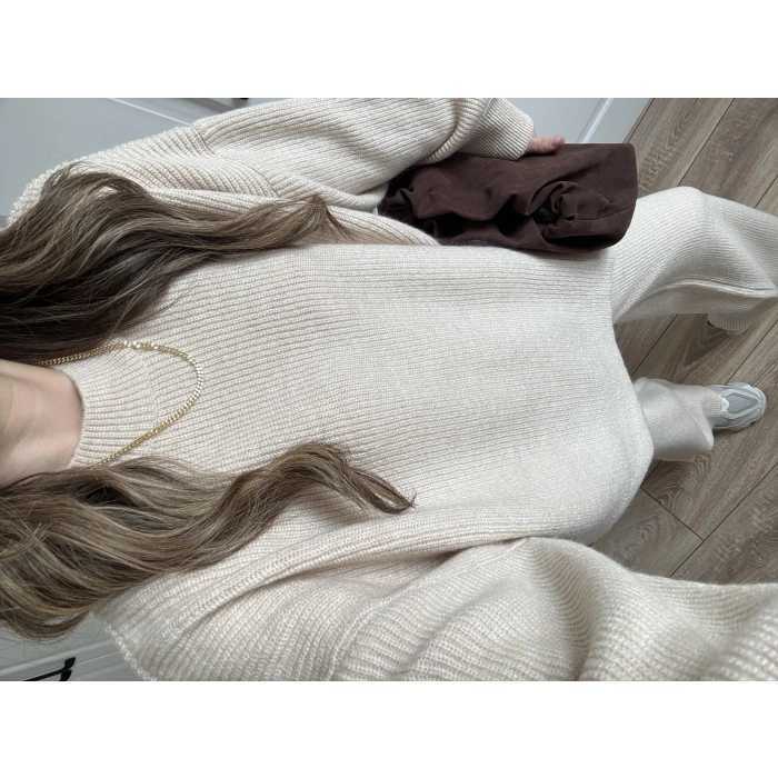 Sık Dokuma Tok Taş Triko Takım