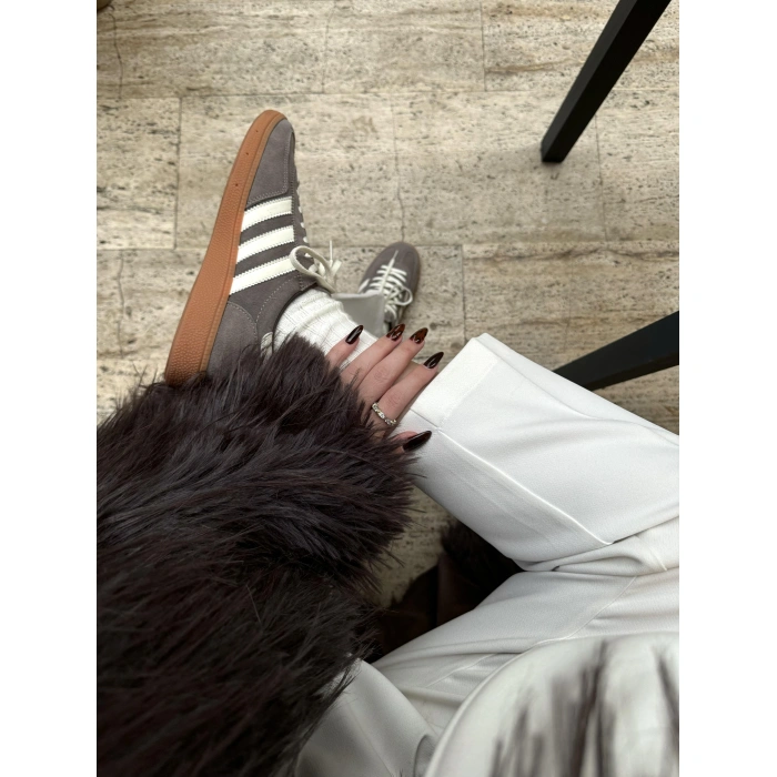 Yüksek Kalite Kahve Lux Uzun Kürk