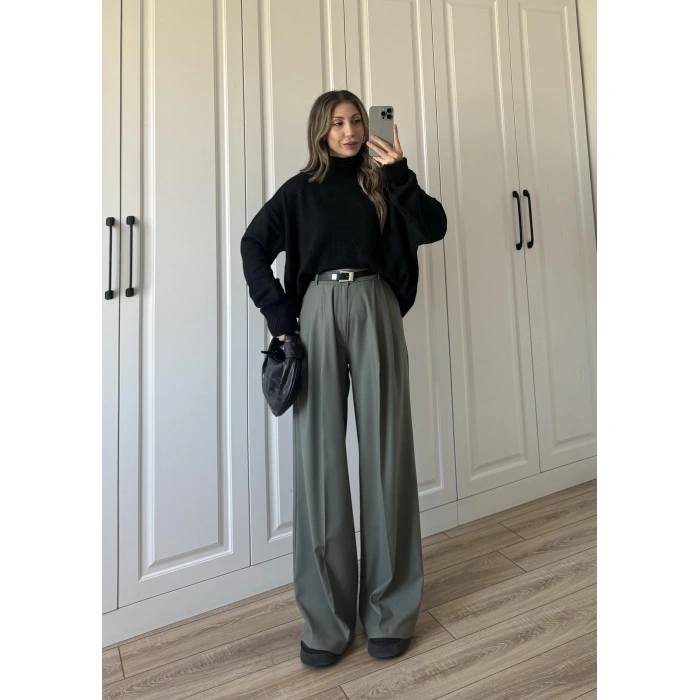 ZR Model Premium Haki Kumaş Pantolon