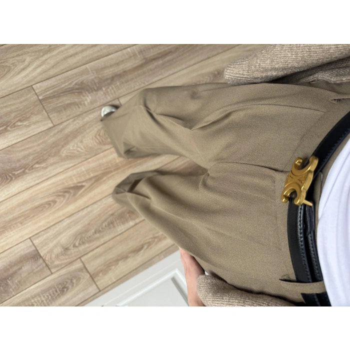 ZR Model Premium Karamel Kumaş Pantolon