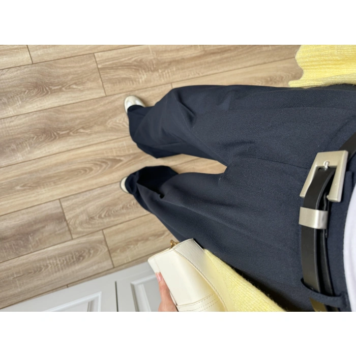 ZR Model Premium Lacivert Kumaş Pantolon