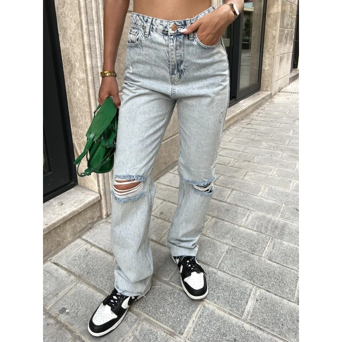 Zr Model Yırtık Jean