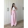 Dania Premium Pembe Tensel Palazzo Pantolon