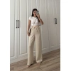 Stradi Model Keten Taş Palazzo Pantolon