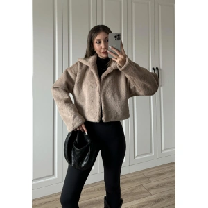 Dera Astarlı Taş Kürk Mont