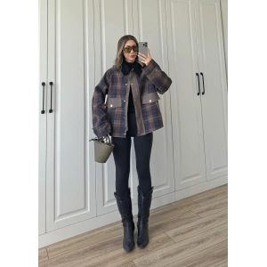 Kadife Yakalı Astarlı Premium Parka Trençkot