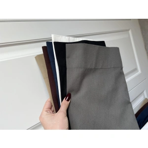 Taş Yandan Bağlamalı Gabardin Kimono Ceket