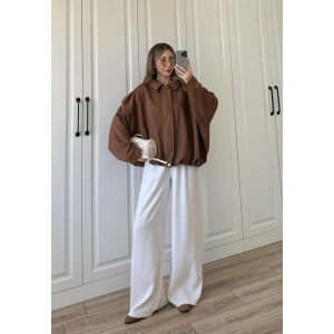 Viral Süet Astarlı Taba Bomber Ceket