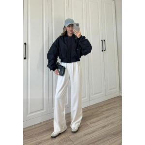 Zr Model. Astarlı Lacivert Bomber Ceket