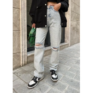 Zr Model Yırtık Jean