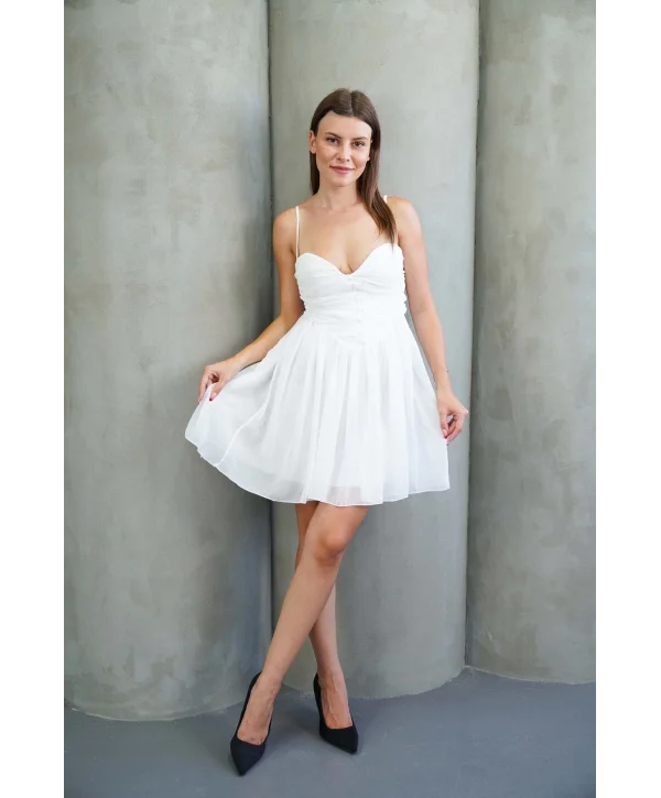 Kadın Tül Mini Elbise