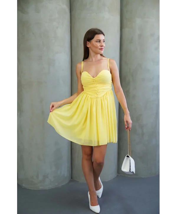 Kadın Tül Mini Elbise