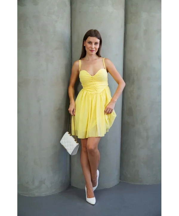 Kadın Tül Mini Elbise