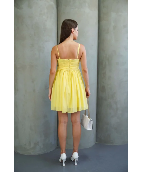 Kadın Tül Mini Elbise