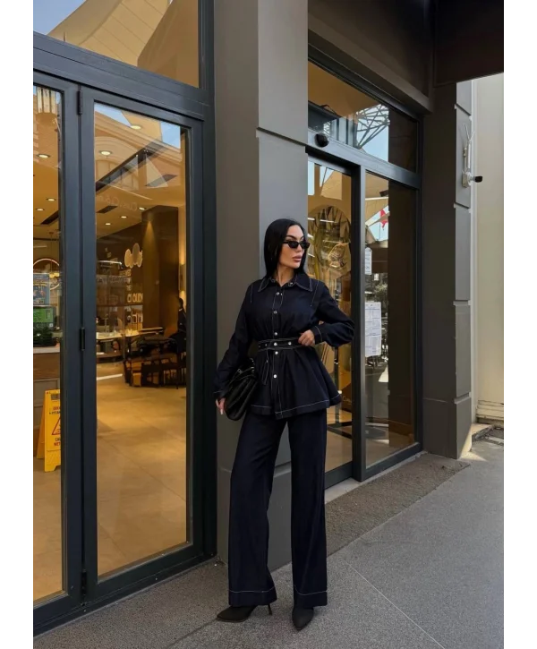 Kadın İkili Kot Takım