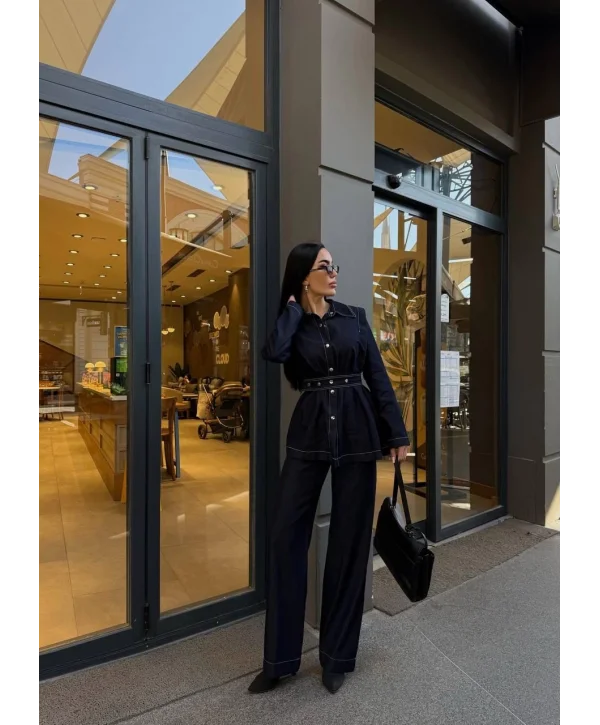 Kadın İkili Kot Takım