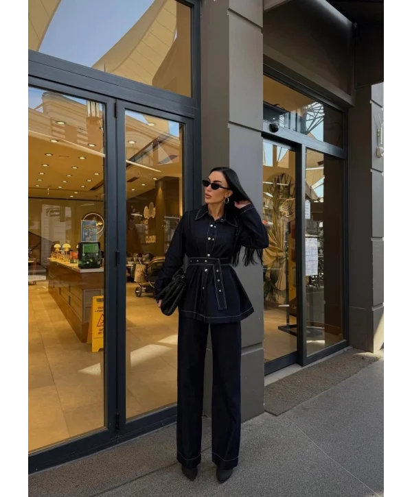 Kadın İkili Kot Takım