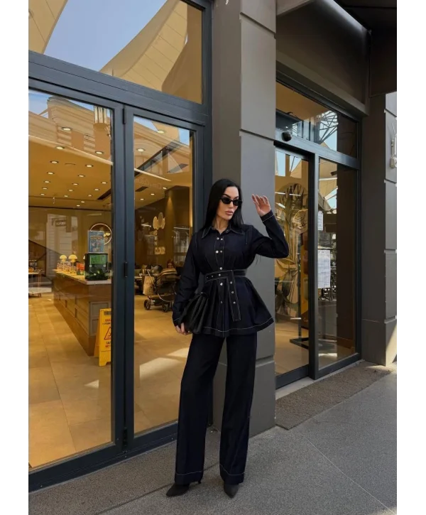 Kadın İkili Kot Takım