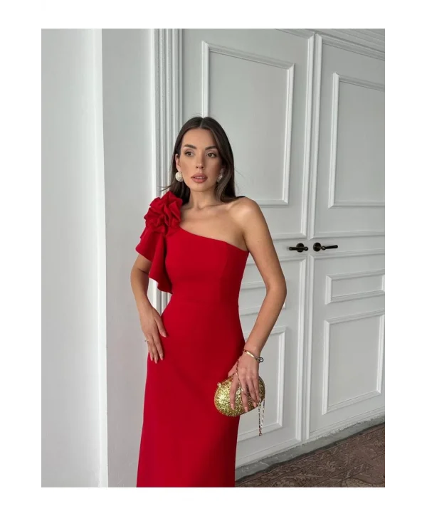 Kadın Tek Kol Elbise