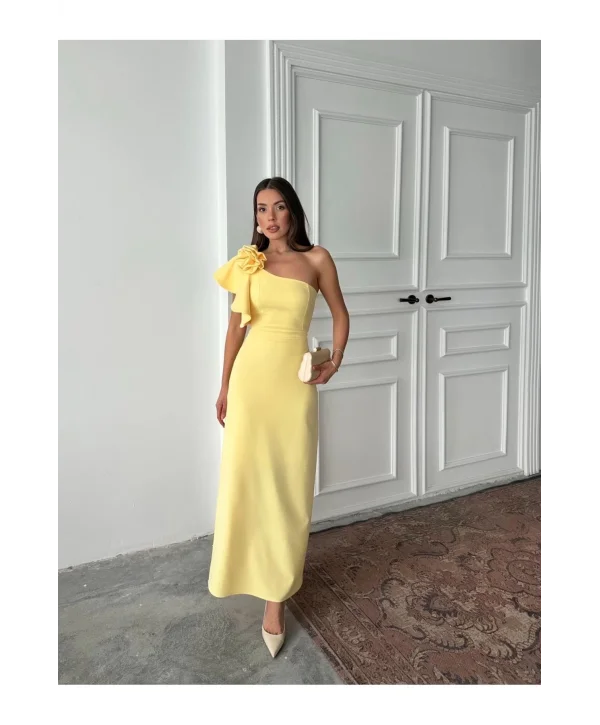 Kadın Tek Kol Elbise