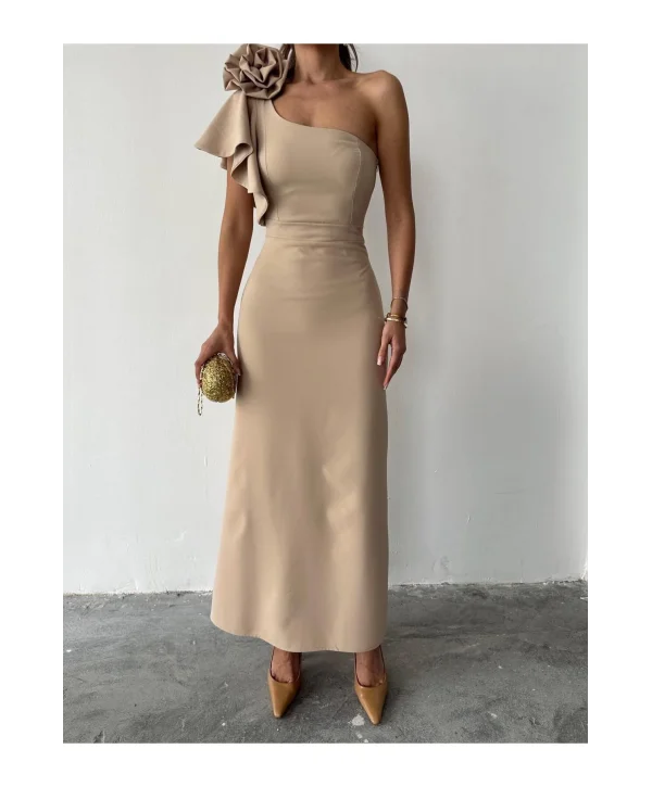 Kadın Tek Kol Elbise