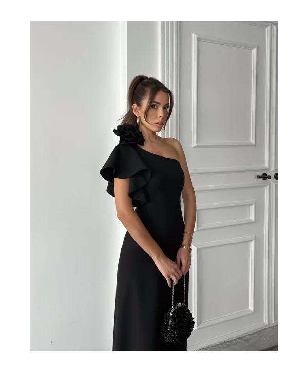 Kadın Tek Kol Elbise