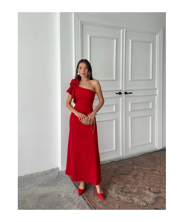 Kadın Tek Kol Elbise