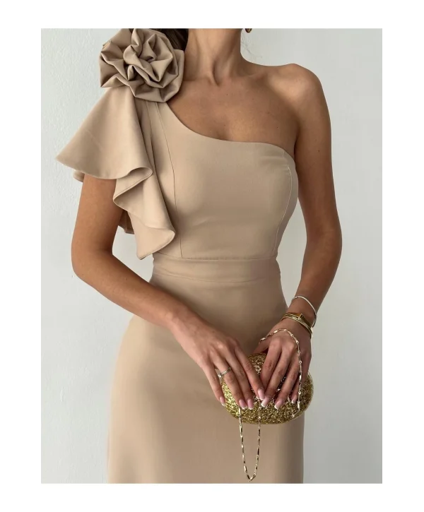 Kadın Tek Kol Elbise