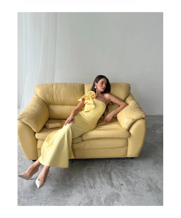 Kadın Tek Kol Elbise