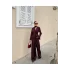 Kadın Modern Tasarım Şal Detaylı Pantolon Ceket Takımı