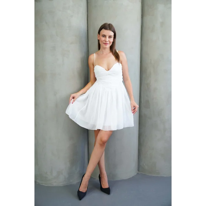 Kadın Tül Mini Elbise