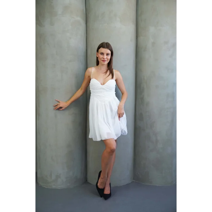 Kadın Tül Mini Elbise