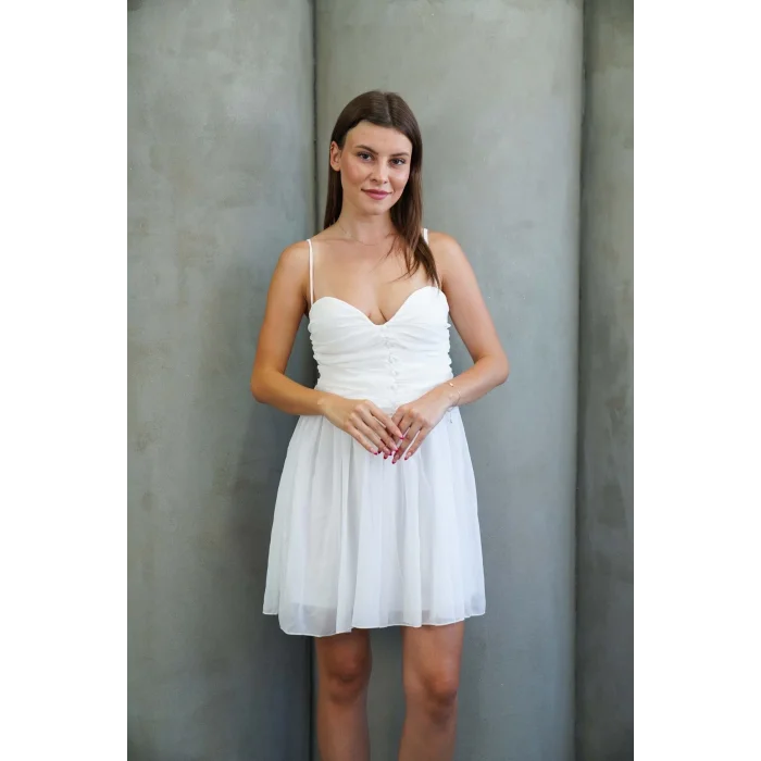 Kadın Tül Mini Elbise