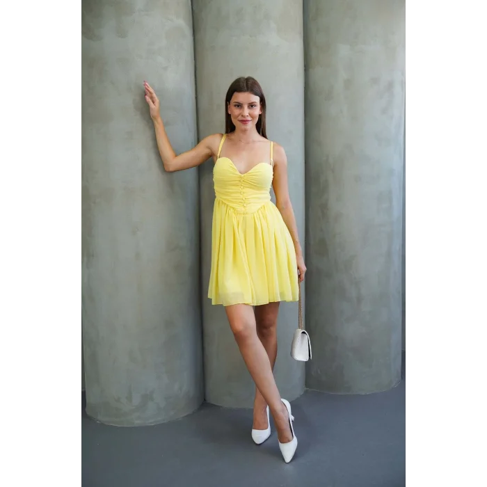 Kadın Tül Mini Elbise