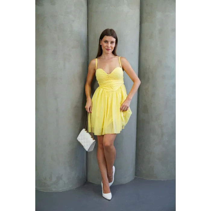 Kadın Tül Mini Elbise