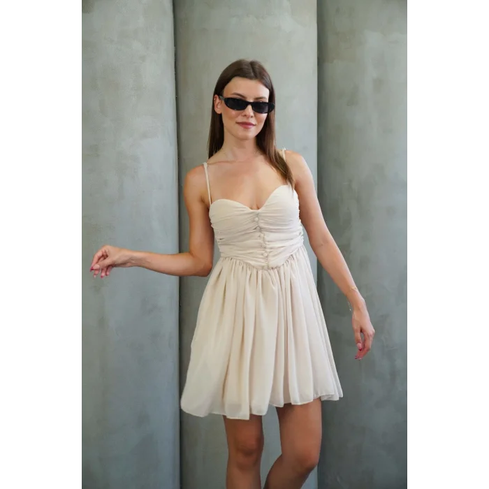 Kadın Tül Mini Elbise