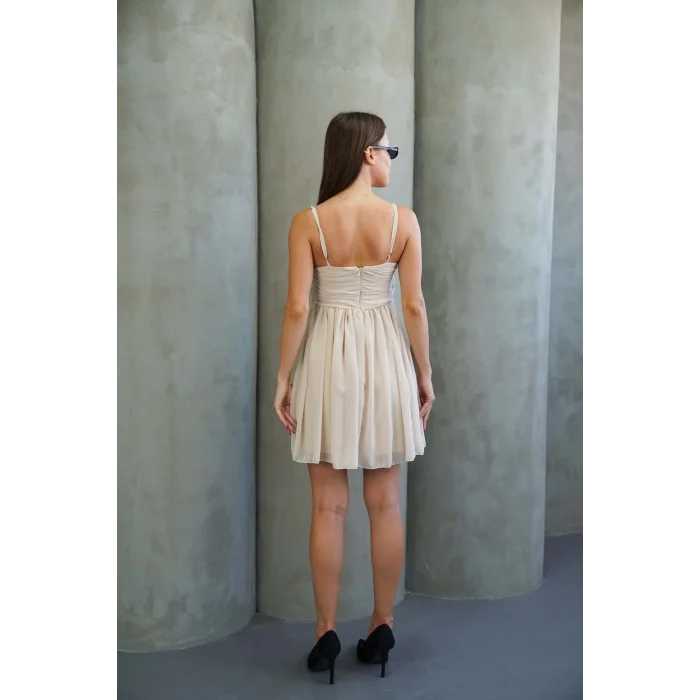 Kadın Tül Mini Elbise