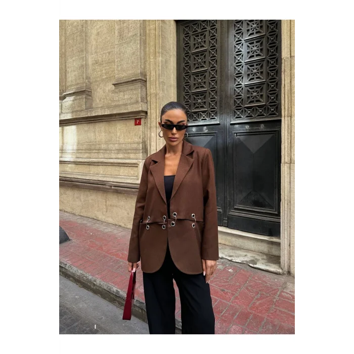 Kadın Çengel Detaylı Blazer Ceket
