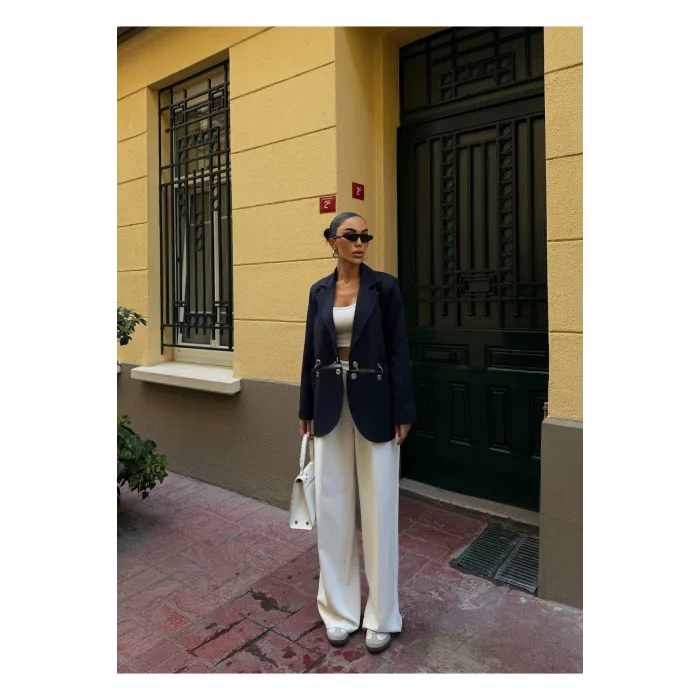 Kadın Çengel Detaylı Blazer Ceket