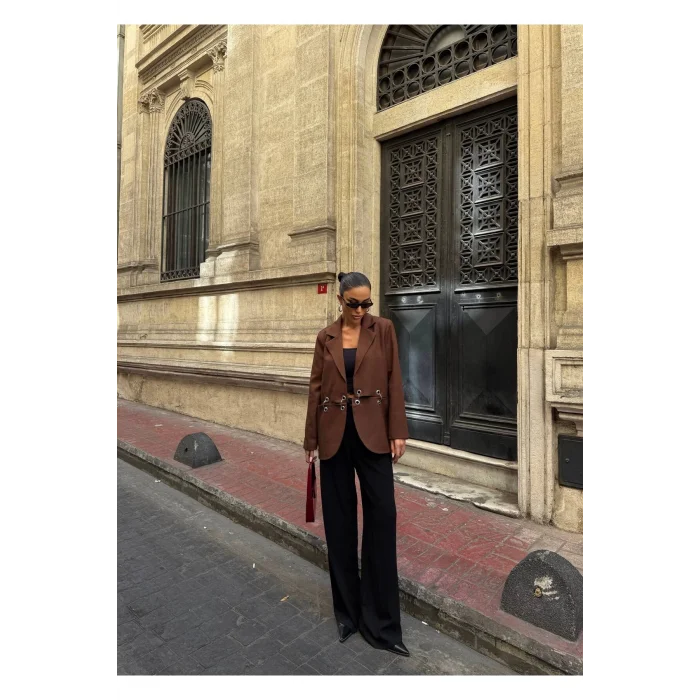 Kadın Çengel Detaylı Blazer Ceket