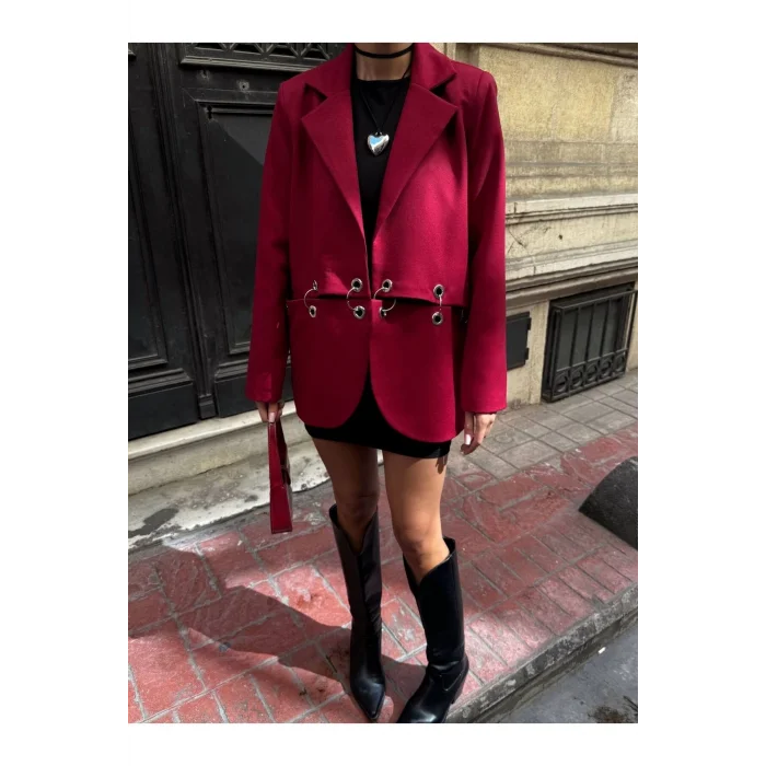 Kadın Çengel Detaylı Blazer Ceket